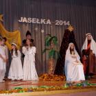 Grupa teatralna przy Publicznej SP w Krościenku W. - "Bajkowe Jasełka"