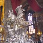 Barokowy sarkofag z relikwiami św. Jana Nepomucena z Katedry św. Wita na Hradczanach w Pradze.