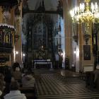 Wnętrze kościoła w Korczynie