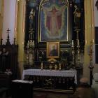 Ołtarz Serca P. Jezusa z obrazem i relikwiami św. Józefa S. Pelczara